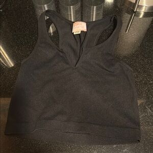 Women’s Black Crop Top Razerback NWOT
